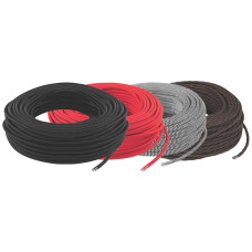 Υφασμάτινo καλώδιo PVC Στρογγυλό 2X0.75mm2 Η03VV-F 50m καφέ