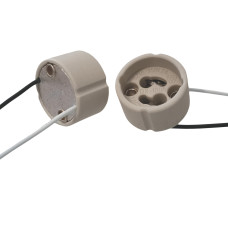 Ντουϊ GU10-GZ10 με καλώδιο σιλικόνης 14cm