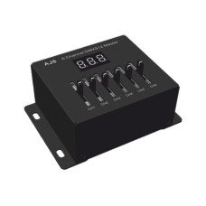 Mini κονσόλα DMX512 6 Καναλιών 5/12Vdc ή 3xAAA