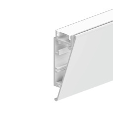 Σετ Προφίλ αλουμινίου τοίχου για κρυφό φωτισμό ίσιο Λευκό, 2m