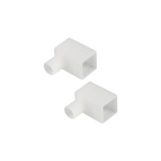 Τερματική τάπα σιλικόνης με τρύπα διέλευσης καλωδίου πλάγια για Neon flex 16x16mm