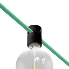 Ξύλινο ντουί για καλώδιο γιρλάντας Μαύρο