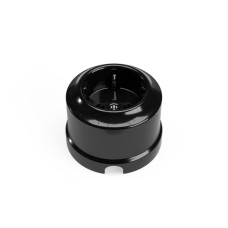 Πρίζα σούκο από πορσελάνη Μαύρο