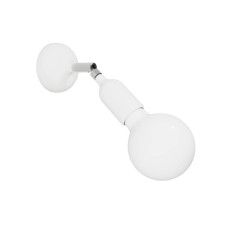 Φωτιστικό Τοίχου Fermaluce Σιλικόνης με κίνηση, λευκό με λάμπα BB-P03