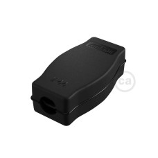 Κυτίο Στεγανοποίησης με αντάπτορες για στρογγυλά και πλακέ καλώδια, μαύρο, IP44.