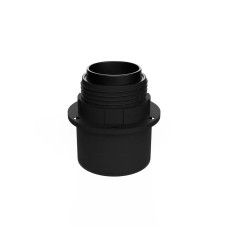 Ντουί Τοίχου ή οροφής για καπέλο E27 – IP44 Στεγανό, μαύρο